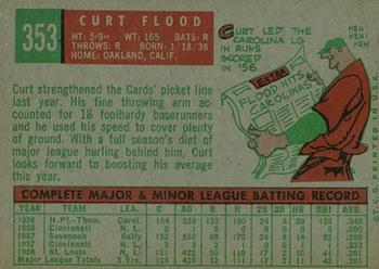 Curt Flood  baseball card collectible - Main Image 2