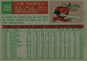 Jim Piersall  baseball card collectible - Main Image 2