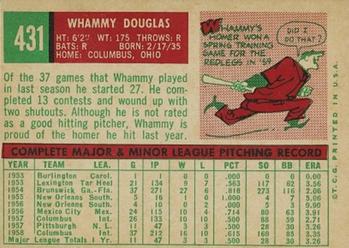 Whammy Douglas  baseball card collectible - Main Image 2