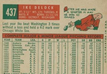 Ike Delock  baseball card collectible - Main Image 2