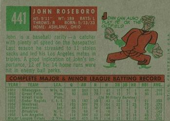 John Roseboro  baseball card collectible - Main Image 2