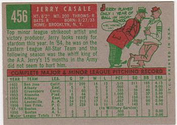 Jerry Casale  baseball card collectible - Main Image 2