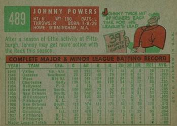 John C. Powers  baseball card collectible - Main Image 2