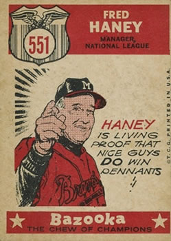 Fred Haney  baseball card collectible - Main Image 2