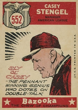 Casey Stengel  baseball card collectible - Main Image 2