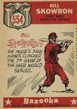 Bill Skowron  baseball card collectible - Main Image 2