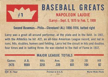 Nap Lajoie  baseball card collectible - Main Image 2