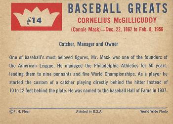 Connie Mack  baseball card collectible - Main Image 2