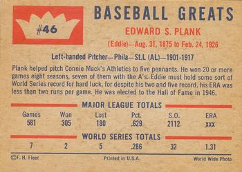 Eddie Plank  baseball card collectible - Main Image 2