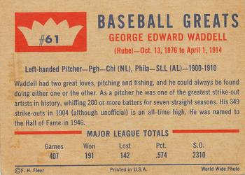 Rube Waddell  baseball card collectible - Main Image 2