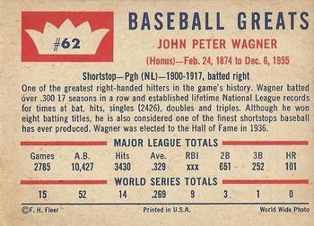 Honus Wagner  baseball card collectible - Main Image 2