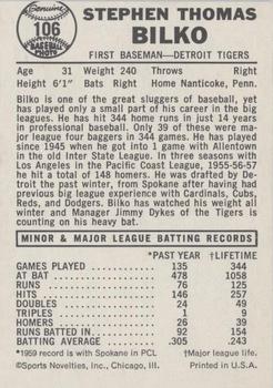 Steve Bilko  baseball card collectible - Main Image 2