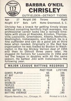 Neil Chrisley  baseball card collectible - Main Image 2