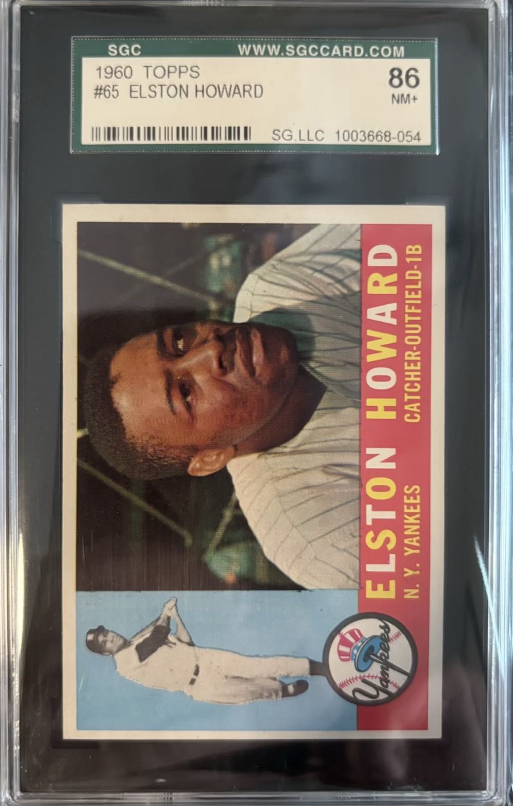 Elston Howard  baseball card collectible - Main Image 3