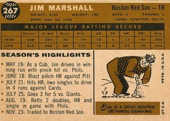 Jim Marshall  baseball card collectible - Main Image 2