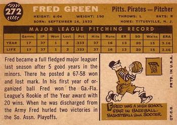 Fred Green  baseball card collectible - Main Image 2
