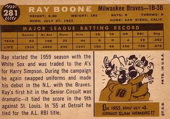 Ray Boone  baseball card collectible - Main Image 2