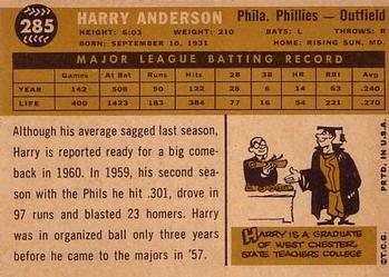 Harry Anderson  baseball card collectible - Main Image 2