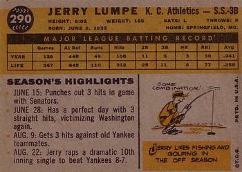 Jerry Lumpe  baseball card collectible - Main Image 2
