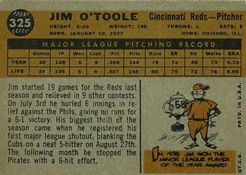 Jim O’Toole  baseball card collectible - Main Image 2