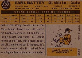 Earl Battey  baseball card collectible - Main Image 2