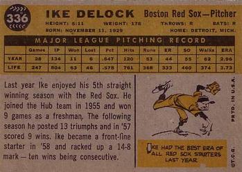Ike Delock  baseball card collectible - Main Image 2