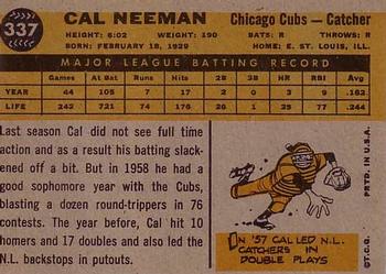 Cal Neeman  baseball card collectible - Main Image 2