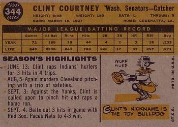 Clint Courtney  baseball card collectible - Main Image 2