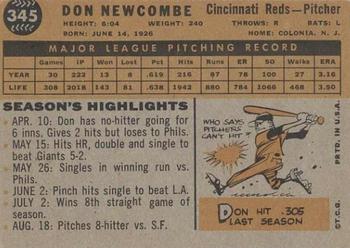 Don Newcombe  baseball card collectible - Main Image 2