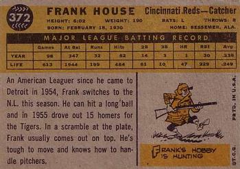 Frank House  baseball card collectible - Main Image 2