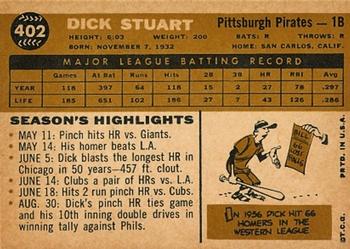 Dick Stuart  baseball card collectible - Main Image 2