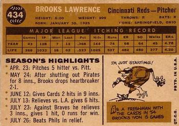 Brooks Lawrence  baseball card collectible - Main Image 2