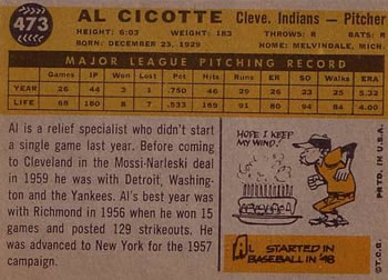 Al Cicotte  baseball card collectible - Main Image 2