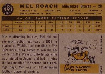 Mel Roach  baseball card collectible - Main Image 2