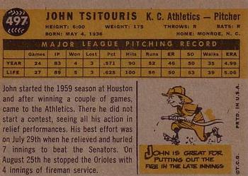 John Tsitouris  baseball card collectible - Main Image 2