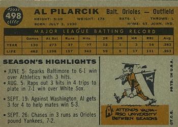 Al Pilarcik  baseball card collectible - Main Image 2