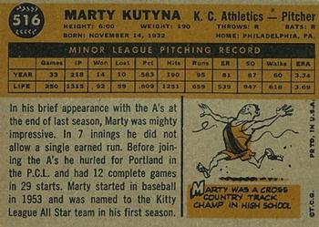 Marty Kutyna  baseball card collectible - Main Image 2