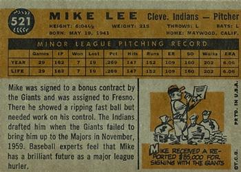 Mike Lee  baseball card collectible - Main Image 2