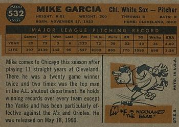 Mike Garcia  baseball card collectible - Main Image 2
