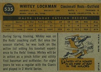Whitey Lockman  baseball card collectible - Main Image 2