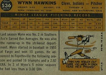 Wynn Hawkins  baseball card collectible - Main Image 2