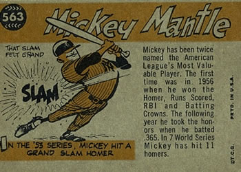 Mickey Mantle  baseball card collectible - Main Image 2