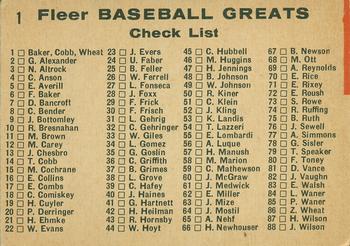 Frank Baker / Ty Cobb / Zack Wheat  baseball card collectible - Main Image 2