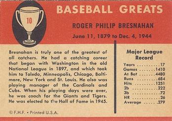 Roger Bresnahan  baseball card collectible - Main Image 2