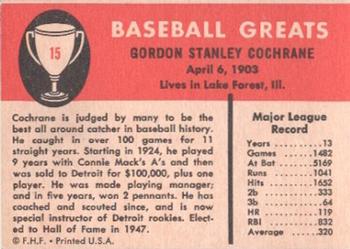 Mickey Cochrane  baseball card collectible - Main Image 2