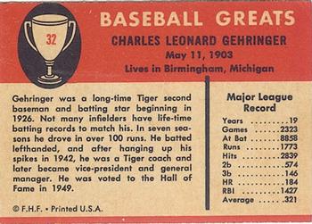 Charlie Gehringer  baseball card collectible - Main Image 2
