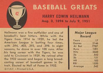 Harry Heilmann  baseball card collectible - Main Image 2