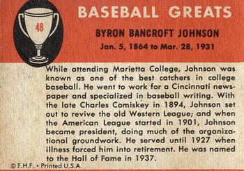 Ban Johnson  baseball card collectible - Main Image 2