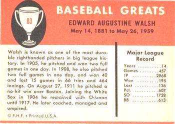 Big Ed Walsh  baseball card collectible - Main Image 2