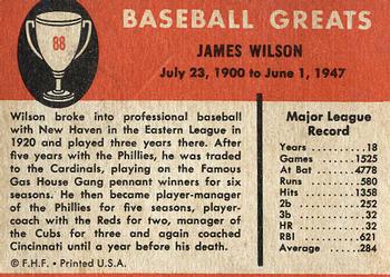 Jimmie Wilson  baseball card collectible - Main Image 2